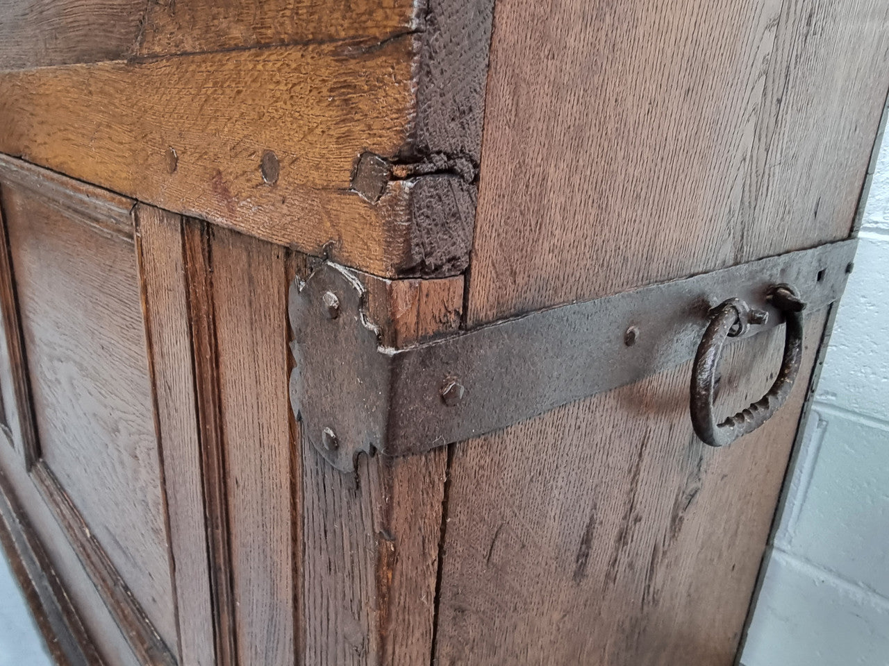 French Oak Early 19th Century Trunk | Antique & Vintage | Moonee Ponds Antiques | Australia Wide Delivery