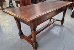 French Oak 2 Drawer Coffee Table | Antique & Vintage | Moonee Ponds Antiques | Australia Wide Delivery