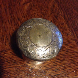 English Silver Trinket Box