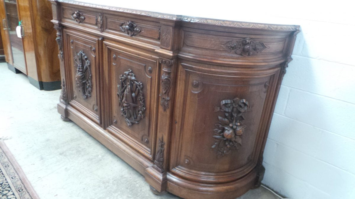 Sensational French Walnut Sideboard | Antique & Vintage | Moonee Ponds Antiques | Australia Wide Delivery