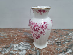 Pretty Pink & White Royal Albert "Paradise" Vase | Antique & Vintage | Moonee Ponds Antiques | Australia Wide Delivery