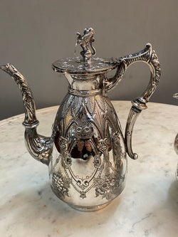 Amazing Quality Sheffield Plate Tea & Coffee Service By Walker & Hall | Antique & Vintage | Moonee Ponds Antiques | Australia Wide Delivery