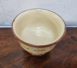 Torquay Ware Hand-Painted Bowl “To thine own self be true” | Antique & Vintage | Moonee Ponds Antiques | Australia Wide Delivery