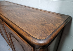 French Louis 15th Style 3 Door Wooden Top Sideboard | Antique & Vintage | Moonee Ponds Antiques | Australia Wide Delivery