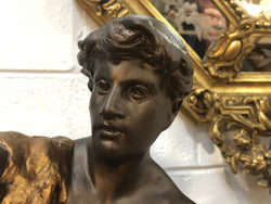 Sensational French 19th Century Spelter Statue | Antique & Vintage | Moonee Ponds Antiques | Australia Wide Delivery