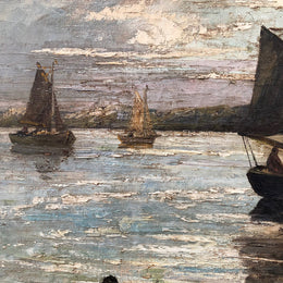 Beautiful French Impressionist Oil Painting