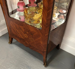 Louis XV Style Kingwood Vitrine With Marble Top | Antique & Vintage | Moonee Ponds Antiques | Australia Wide Delivery