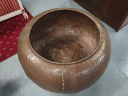 Rare & Unique Huge Antique Copper Cauldron Made In Melbourne | Antique & Vintage | Moonee Ponds Antiques | Australia Wide Delivery