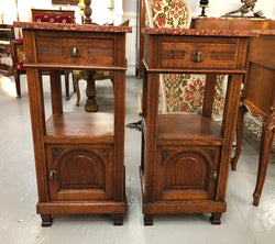 Lovely Pair of Arts and Crafts Bedside Cabinets | Antique & Vintage | Moonee Ponds Antiques | Australia Wide Delivery