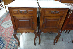 Pair Of French Walnut Bedside Cabinets-2 | Antique & Vintage | Moonee Ponds Antiques | Australia Wide Delivery