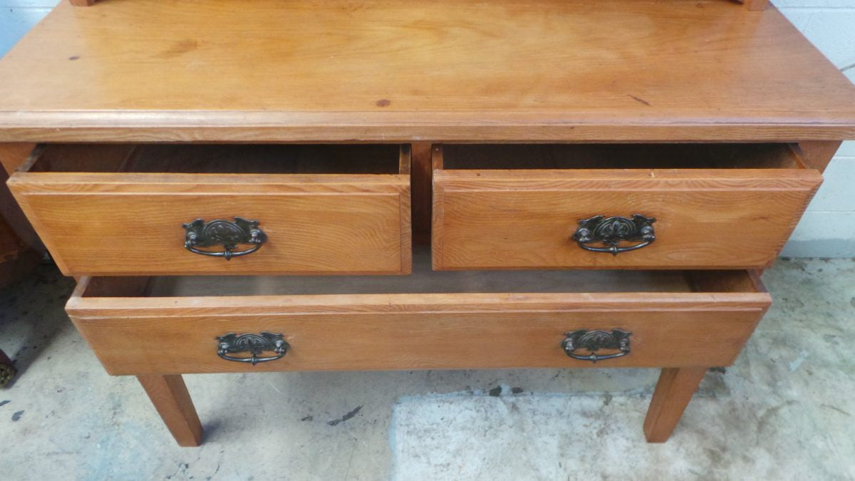 Edwardian Pine Dressing Table