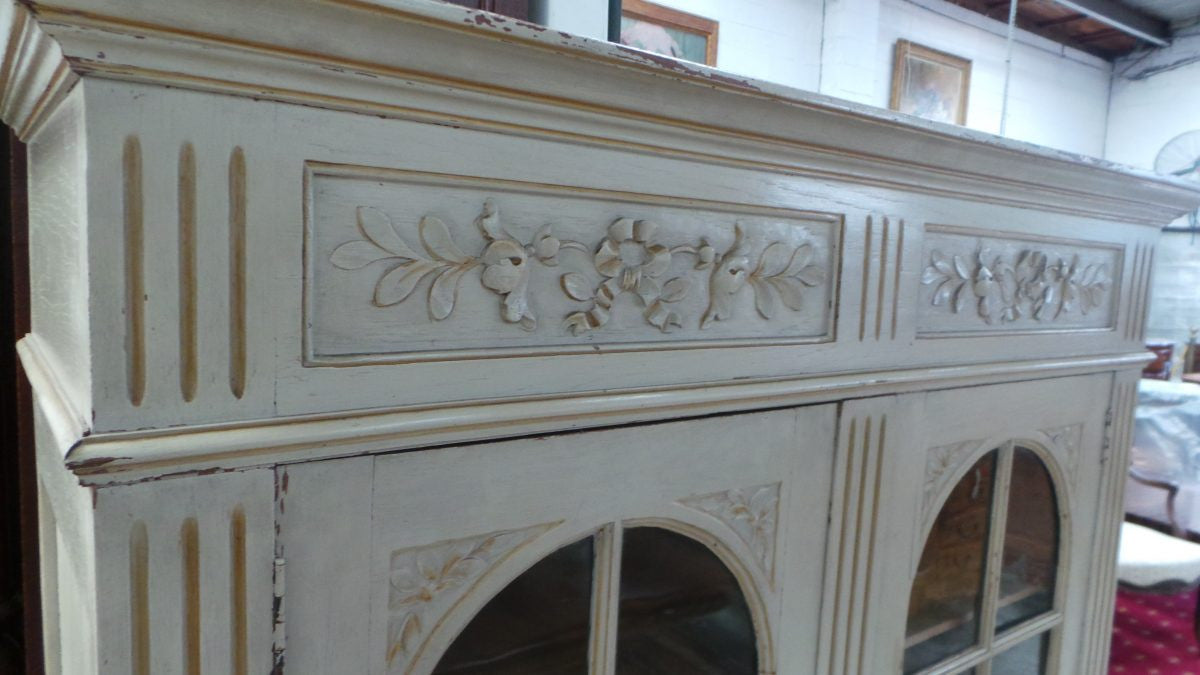 French Painted Bookcase | Antique & Vintage | Moonee Ponds Antiques | Australia Wide Delivery