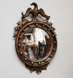 Gilt Convex Glass Mirror | Antique & Vintage | Moonee Ponds Antiques | Australia Wide Delivery