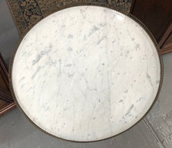 Large French Marble Top Bouillotte Table | Antique & Vintage | Moonee Ponds Antiques | Australia Wide Delivery