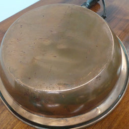 Antique Copper Frying Pan