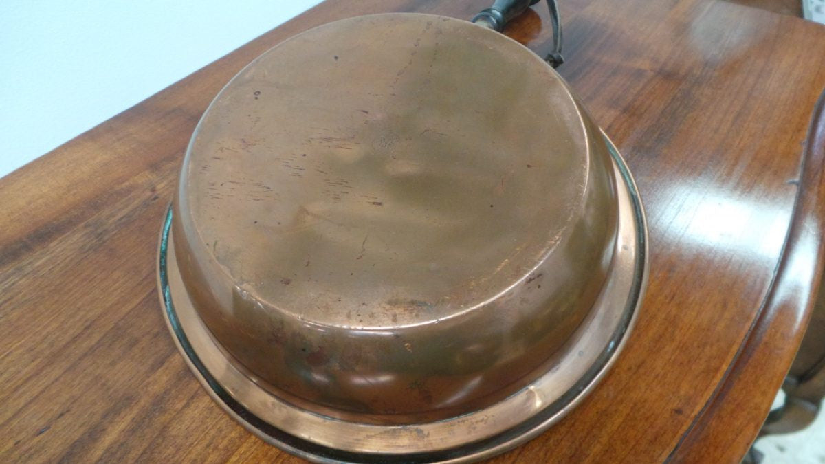 Antique Copper Frying Pan