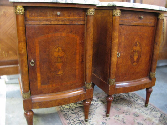 Stunning Pair Of French Bedside Cabinets