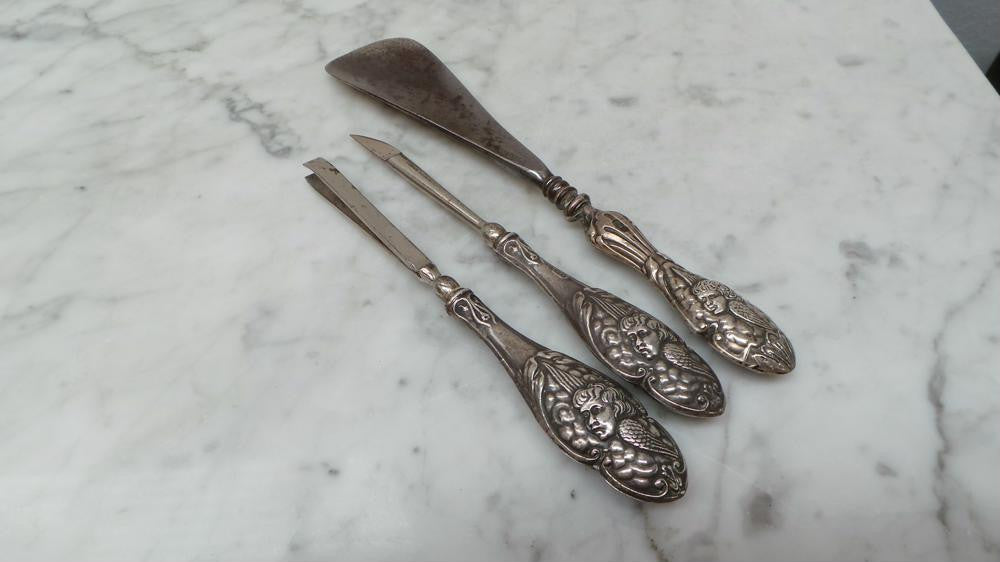 Sterling Silver Manicure Set | Antique & Vintage | Moonee Ponds Antiques | Australia Wide Delivery