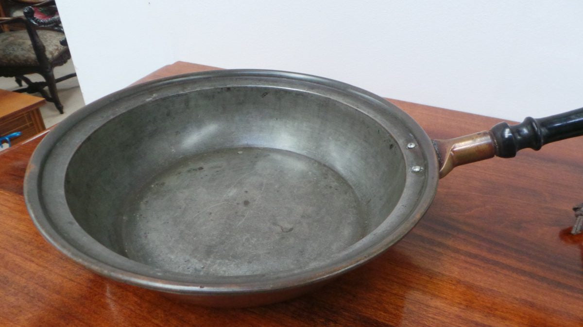 Antique Copper Frying Pan