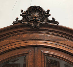 French Oak Louis XV Style Two Door Bookcase | Antique & Vintage | Moonee Ponds Antiques | Australia Wide Delivery