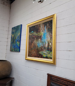 Framed Oil On Canvas In Vibrant Colours Signed by Artist John Cumming | Antique & Vintage | Moonee Ponds Antiques | Australia Wide Delivery