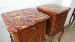 Fabulous Pair Of French Oak Bedside Cabinets | Antique & Vintage | Moonee Ponds Antiques | Australia Wide Delivery