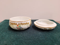 Herend Floral Small Lidded Trinket Bowl Hand Painted Porcelain | Antique & Vintage | Moonee Ponds Antiques | Australia Wide Delivery