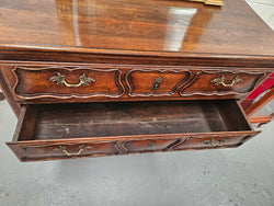 Impressive French Oak 18th Century Louis XV Chest of Three Drawers | Antique & Vintage | Moonee Ponds Antiques | Australia Wide Delivery