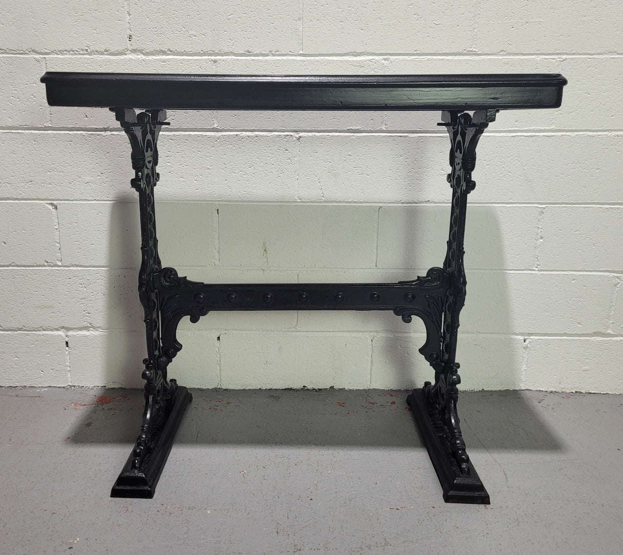 Late Victorian English Mahogany & Cast Iron Base Pub Table | Antique & Vintage | Moonee Ponds Antiques | Australia Wide Delivery