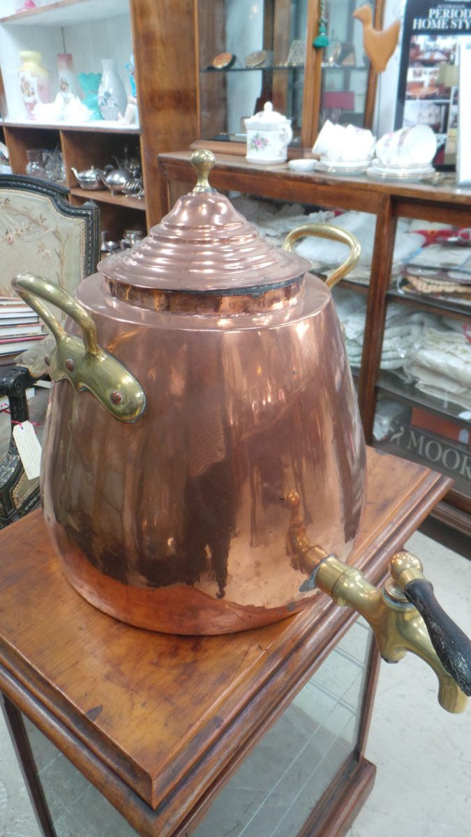 Antique Copper Water Urn | Antique & Vintage | Moonee Ponds Antiques | Australia Wide Delivery