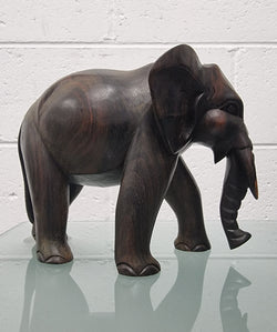 Vintage Ebony Elephant | Antique & Vintage | Moonee Ponds Antiques | Australia Wide Delivery