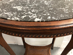French Fruitwood Marble Top Occasional Table | Antique & Vintage | Moonee Ponds Antiques | Australia Wide Delivery