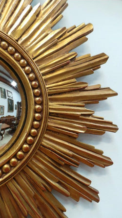 French Sunburst Mirror | Antique & Vintage | Moonee Ponds Antiques | Australia Wide Delivery