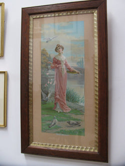 Pair of Victorian Oileographs | Antique & Vintage | Moonee Ponds Antiques | Australia Wide Delivery