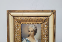 Beautifully Framed Hand Painted Miniature | Antique & Vintage | Moonee Ponds Antiques | Australia Wide Delivery