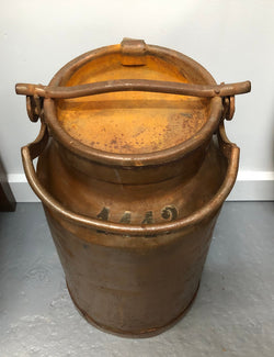 French Antique Copper Milk Can | Antique & Vintage | Moonee Ponds Antiques | Australia Wide Delivery