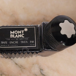 Authentic vintage "MONT BLANC" quality glass bottled fountain pen ink.