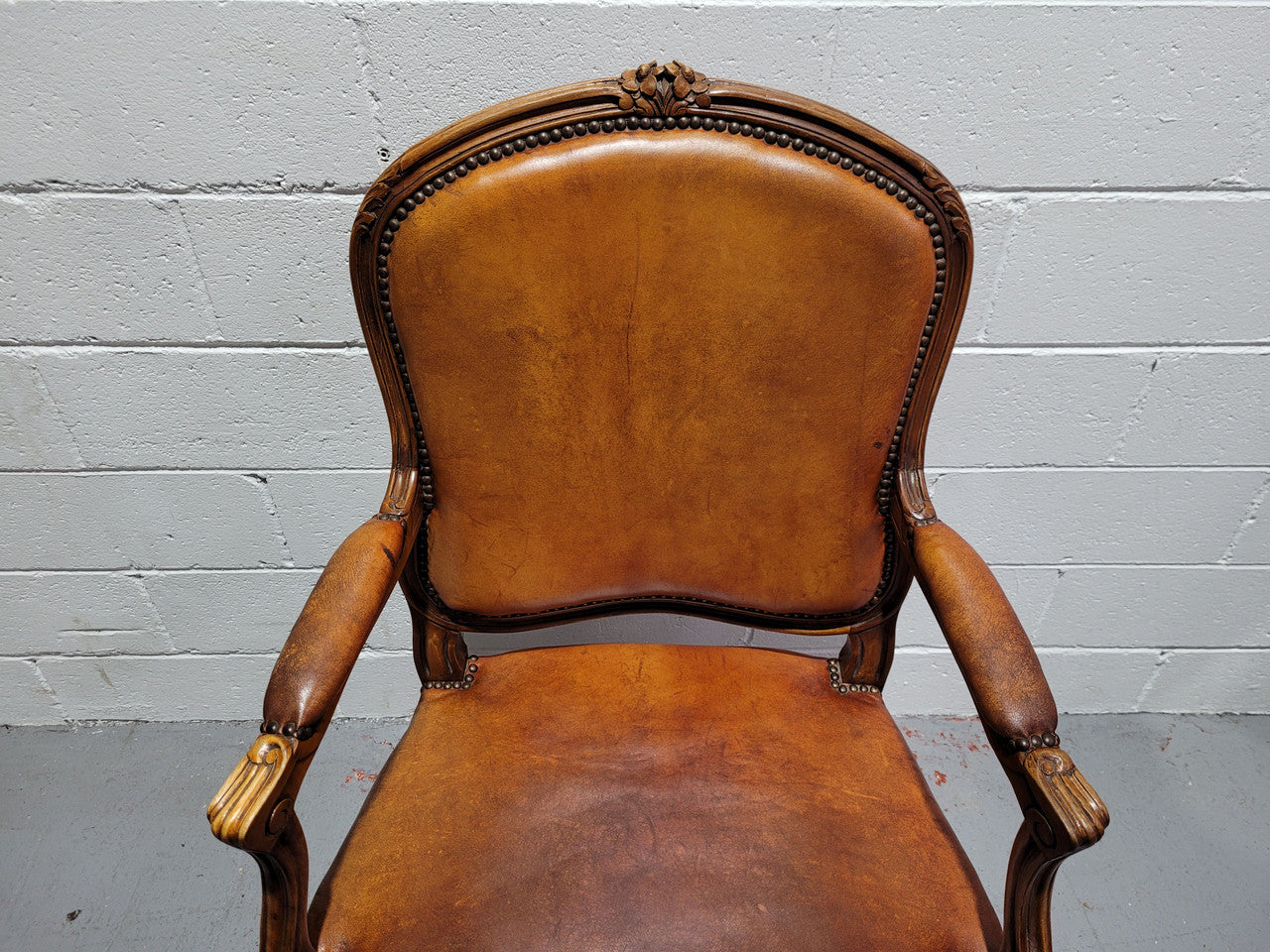 French Walnut Louis XV Style Desk Chair | Antique & Vintage | Moonee Ponds Antiques | Australia Wide Delivery