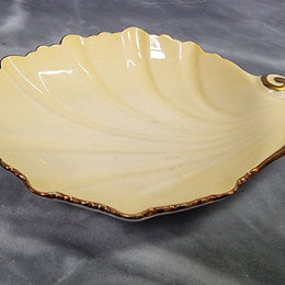 Carlton Ware Cream and Gold Small Dish