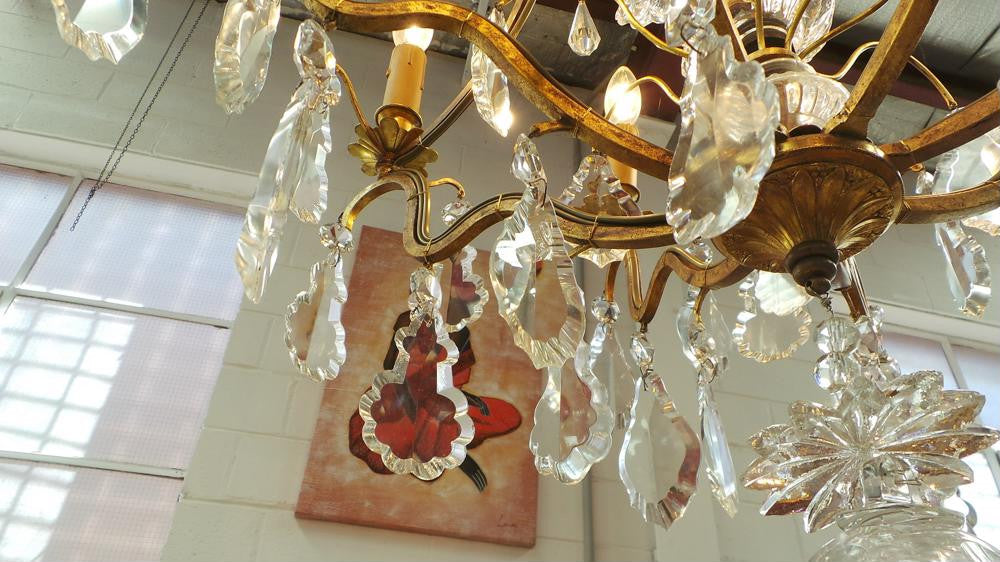 A Elegant Parisian Chandelier | Antique & Vintage | Moonee Ponds Antiques | Australia Wide Delivery