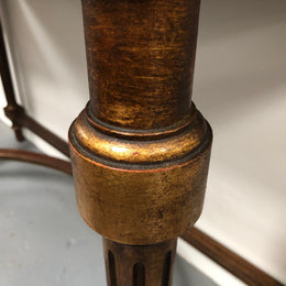 Hard to find 19th Century Louis XV gilded walnut console table in very good condition.