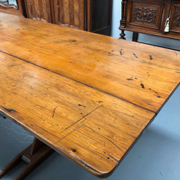 Australian Pine Trestle Style Table