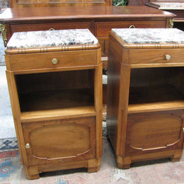 Pair of Art Deco Bedside Cabinets
