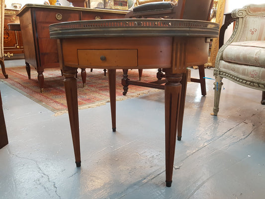 French Louis XVI Style Bouillotte Table