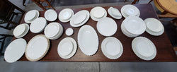 Large Collection of Limoge "Haviland" White Part Dinner Service | Antique & Vintage | Moonee Ponds Antiques | Australia Wide Delivery