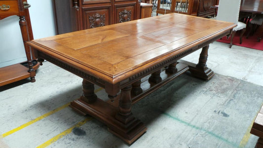 A Decorative Solid French Oak Farmhouse Table