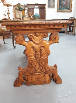 Gothic Style Walnut Coffee Table | Antique & Vintage | Moonee Ponds Antiques | Australia Wide Delivery