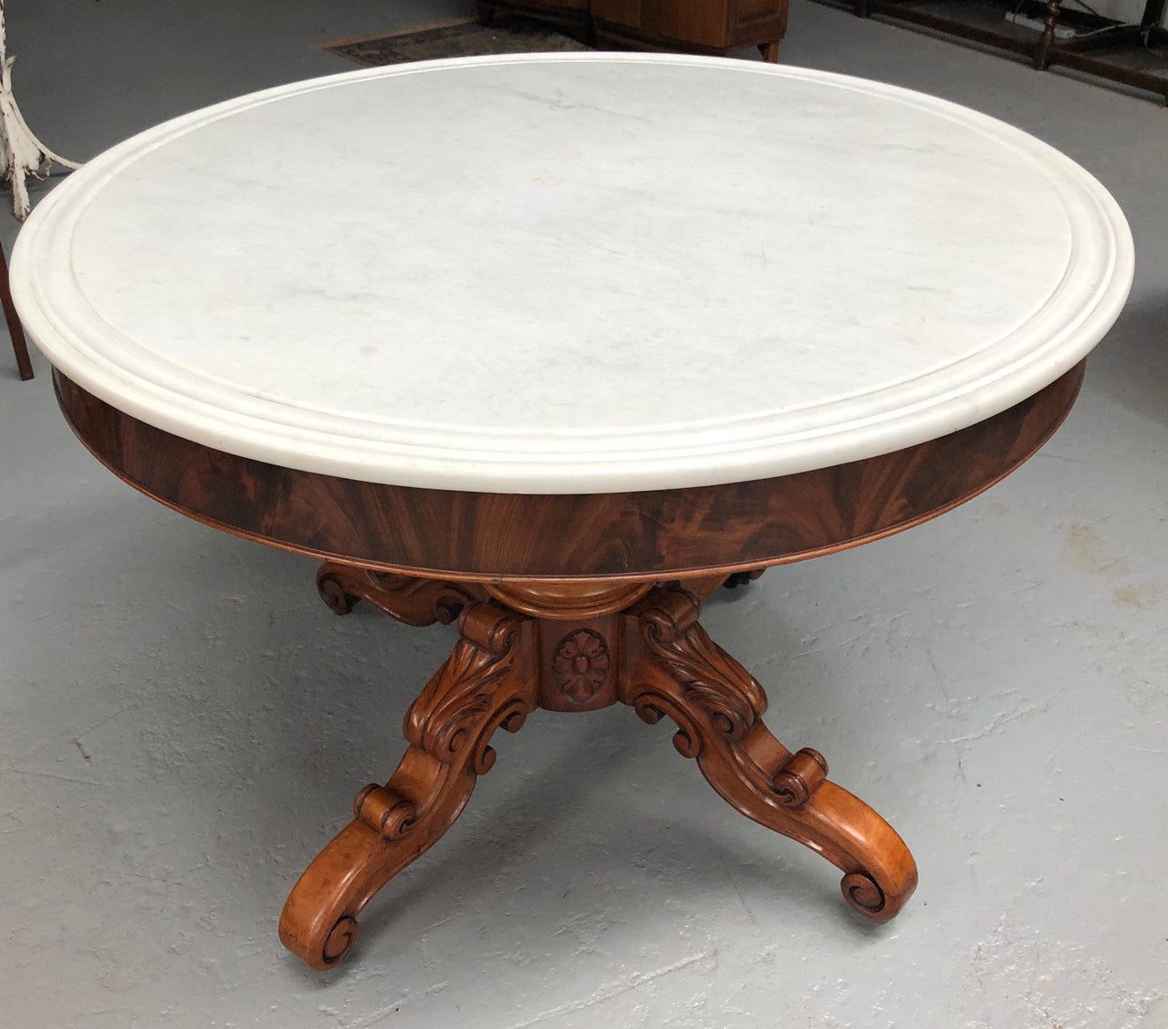 Stunning French Mahogany Centre Table | Antique & Vintage | Moonee Ponds Antiques | Australia Wide Delivery