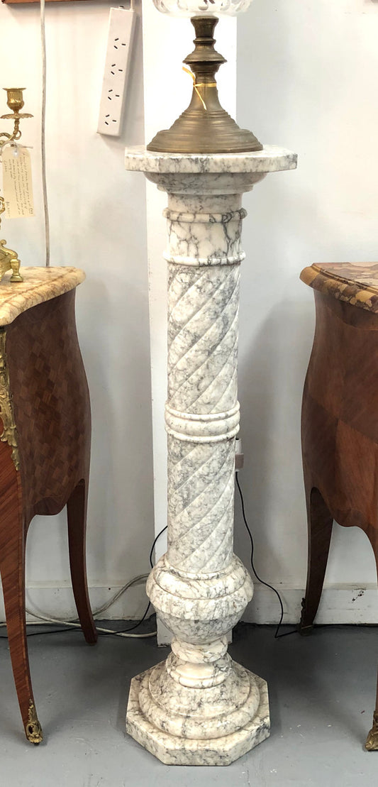 Antique Marble Pedestal