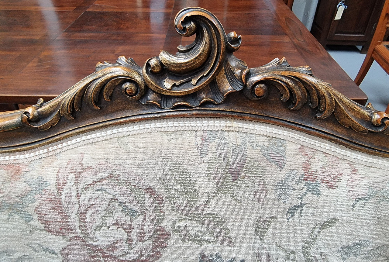 Beautiful Pair of French Gilt and Upholstered Bergere Chairs | Antique & Vintage | Moonee Ponds Antiques | Australia Wide Delivery
